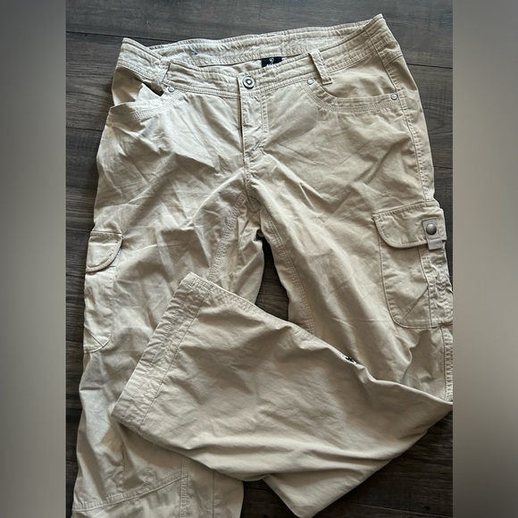 KÜHL KONTRA womens size 10 roll up Capri pants - Picture 3 of 9